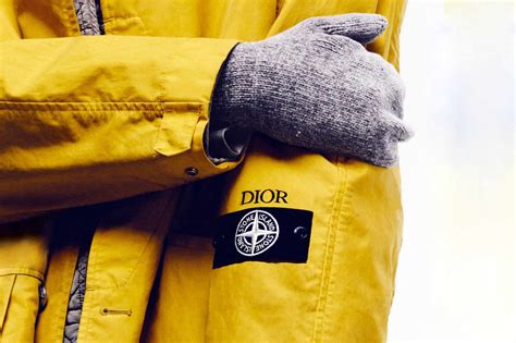 dior stone island collab vest.